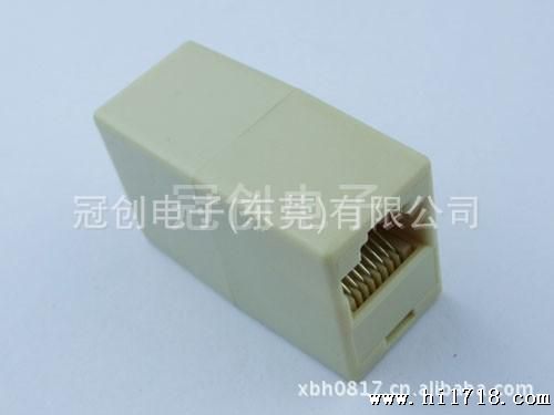 供应屏蔽直通式RJ45连接器  CAT5E标准RJ45屏蔽直通接口