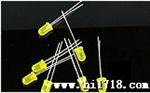 LED 黄灯  F5 黄灯长脚   5mm白发黄长脚亮
