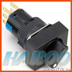华博HABOO HBD16系列 微小型16MM 选择三档二开二闭按钮开关 IP65