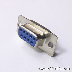 DB9孔(母) 串口插头 RS232 焊接头 DB9母头／孔　串口头