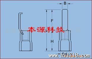 供应 本源优质 凹片形预缘端子 LBV1.25-3