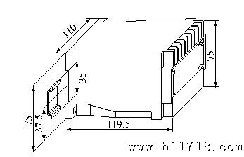 安科瑞三相电压变送器BD-3V3（4V3) 3路4-20mA模拟量输出