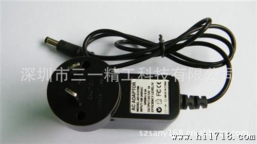 厂家直供12W 插墙式适配器，供应监控2A双线开关适配器监控电源