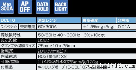 DCL10交流电流钳表|日本三和Sanwa钳型电流表DCL-10