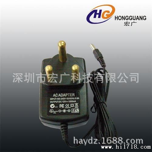 厂家批量供应12V1A 10w大南非开关电源、电源适配器