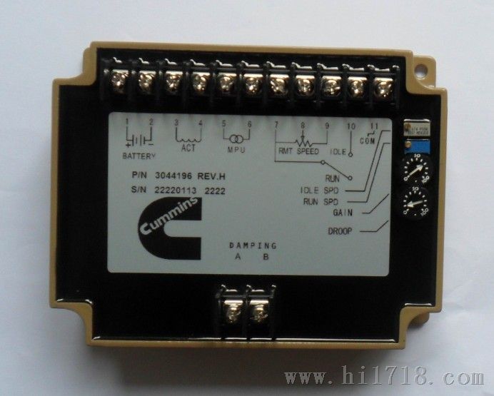 康明斯调速板 发动机速度控制器 电子调速器