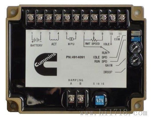 康明斯电子调速板 发动机速度控制器 调速器