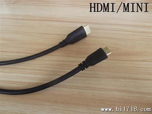 供应mini hdmi 1.4高清电脑视频连接线