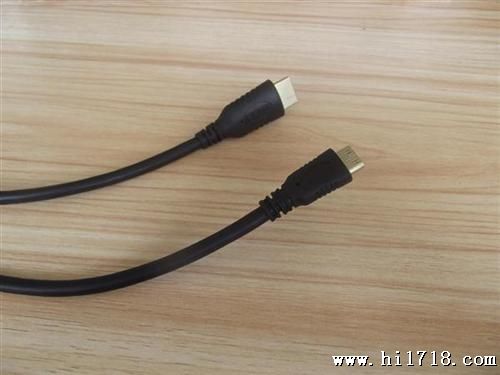 供应mini hdmi 1.4高清电脑视频连接线