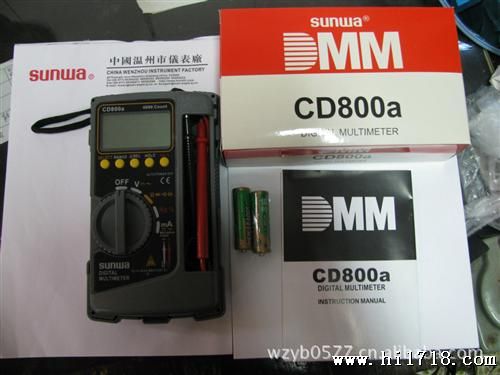 CD-800A 数字万用表 SUNWA