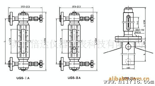 倍达仪表 生产UGS24系列石英管双色液位计