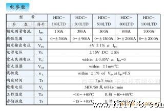 传感器/HDC-800LTD/霍尔电流传感器/开环800A/4V开关电源