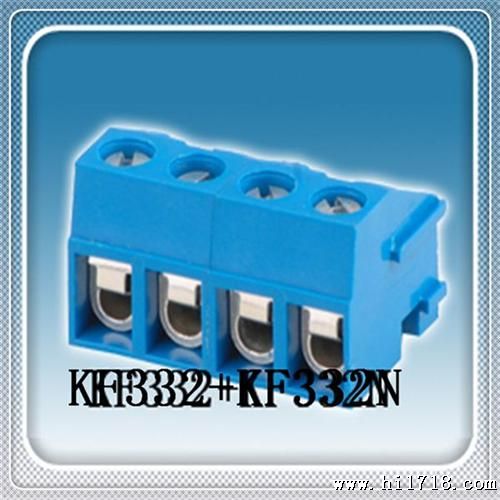 供应欧式接线端子KF332+配套排针KF332N间距5.0mm