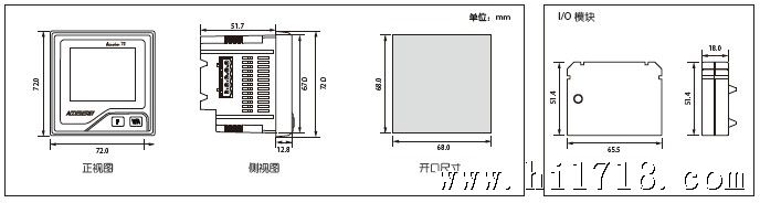 AcuDC 240外形尺寸