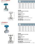 J13W-160P内螺纹针型阀