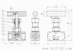 J11W-160P美标内螺纹针型阀