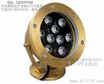 红绿蓝LED水底灯 DMX512外全彩18W水下灯 20W水下照明LED灯具