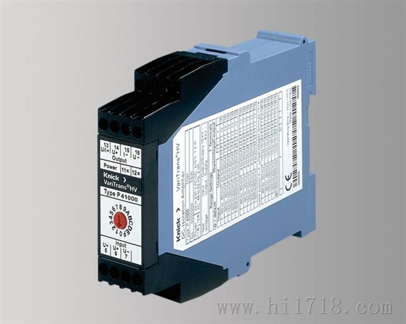德国KNICK高压直流隔离器 KNICK信号隔离栅VariTransP41000\P42000\P43000