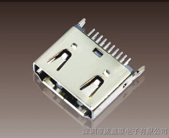夹板式HDMI母座连接器，板对板连接器公座、母座