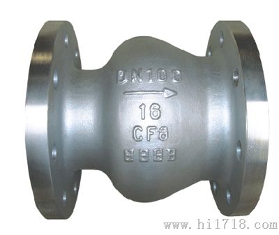 GLH41W-16P不锈钢贯流式止回阀