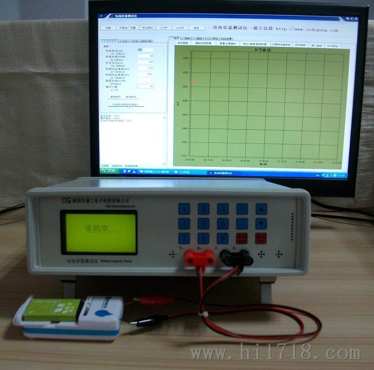 电池充放电性能检测仪器 生成曲线图 打印测试结果仪器