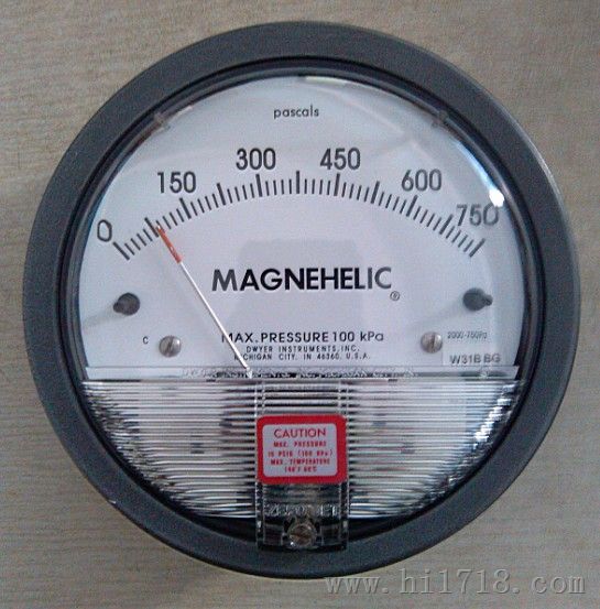 MAGNEHELIC 0-750PA 压差表magnehelic 差压表