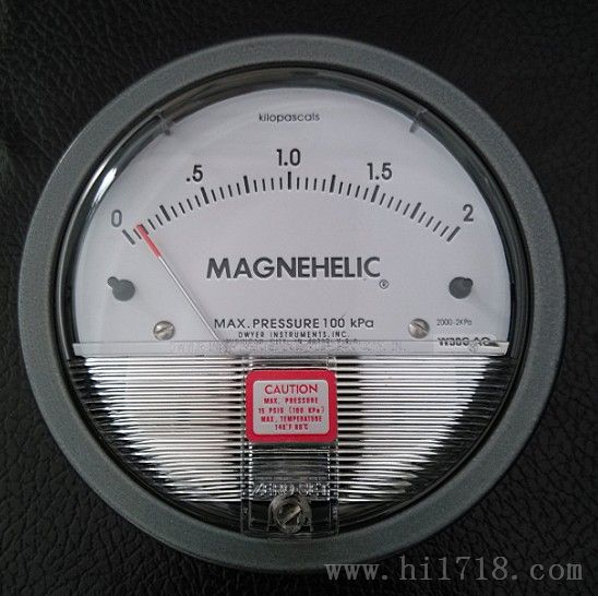 MAGNEHELIC 0-2KPA 压差表 magnehelic 差压表