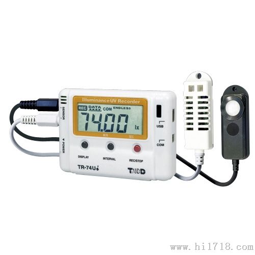 代理热销日本T&D照度紫外线温度湿度数TR-74Ui