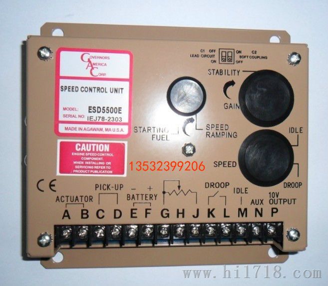 GAC电子调速器 ESD5550，ESD5550E调速板
