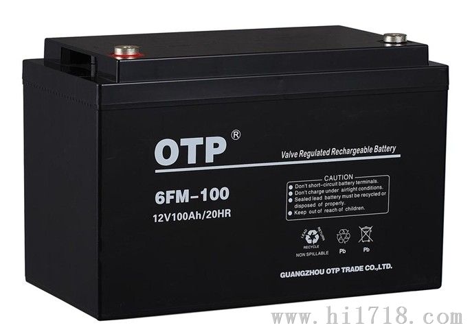 6FM-100 12V,100AH/20HR欧托匹OTP阀控式铅酸蓄电池