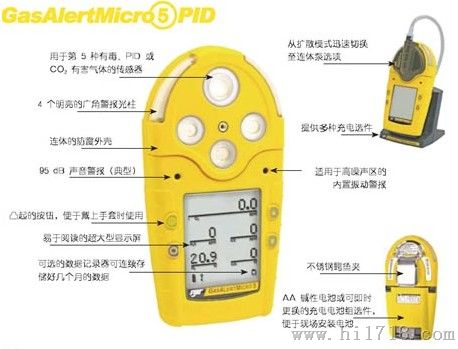 M5复合式气体检测仪