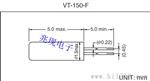 精工圆柱晶振,VT-150-F,表晶32.768K