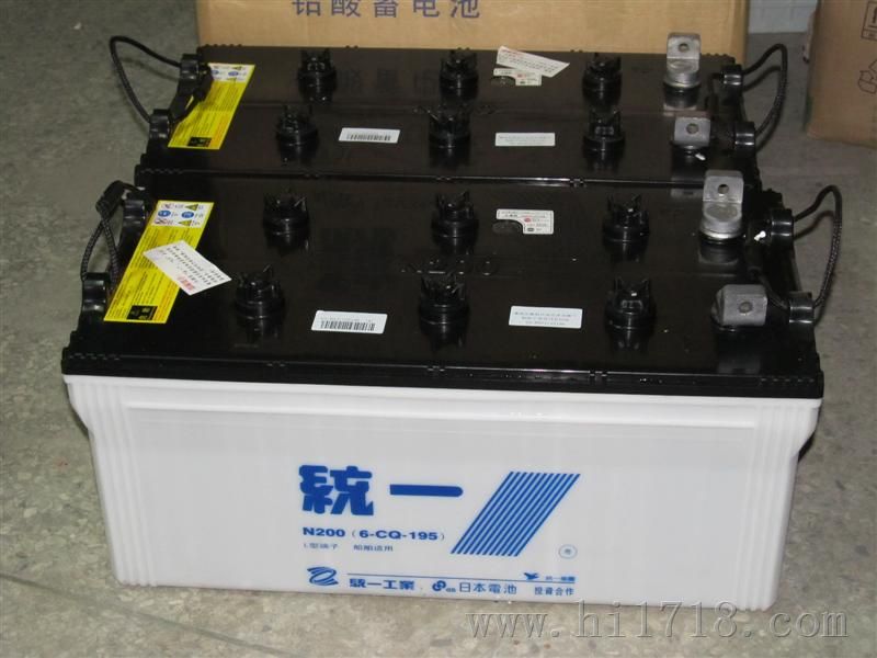 统一蓄电池，N200(12v200ah)