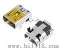 迷你USB 10PIN 四脚破板 沉板镀金 AB型