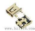 迷你USB 10PIN 四脚破板 沉板镀金 AB型