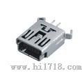 厂家USB MINI-USB插座5P 180度 直脚直插