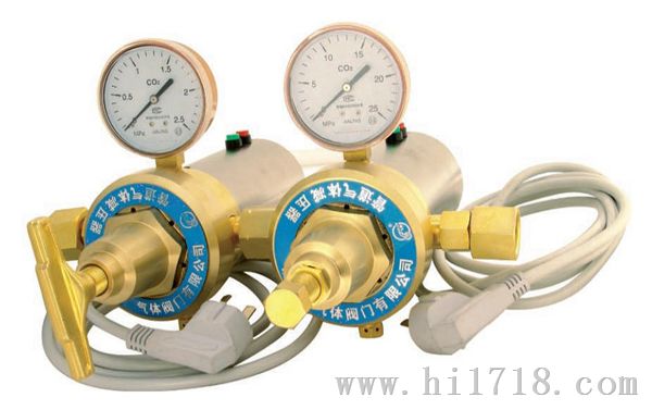 供应上海齐威牌YQT-11A二氧化碳电加热减压器出厂选型