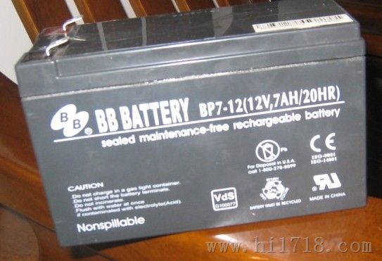 BP7-12 UPS电源电池B.B.BATTERY