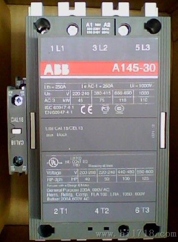 供应ABB【A145-30-11】接触器