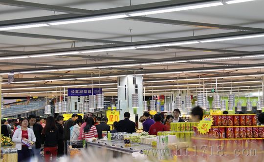 西安客户可用的五年质保超市百货商场LED节能灯，广东天一照明品质到位