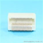 板对板连接器母座（0.8mm 双槽 直插 公母座 夹持盖）