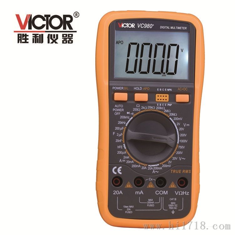 数字万用表VC980价格