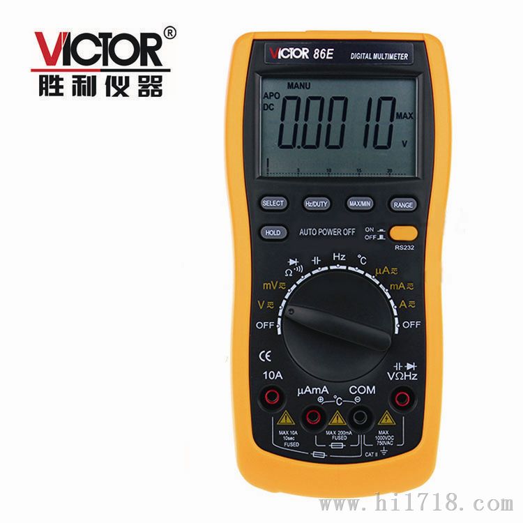 VICTOR86E数字万用表 VICTOR86E 胜利仪器 VC86E