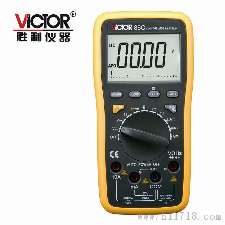 VICTOR86C数字万用表VICTOR 86C深圳胜利仪器VC86C