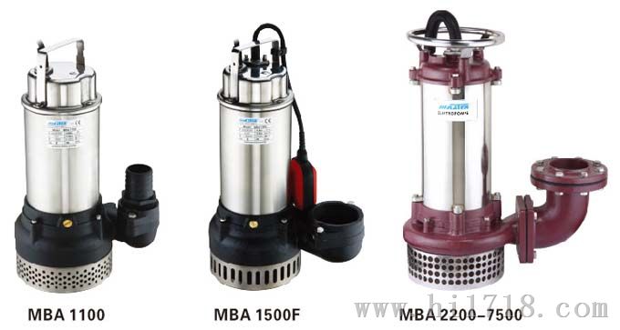 意大利万事达MBA系列潜污泵0.37kw-7.5kw