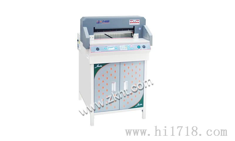金图JT-480EP电动数控切纸机 老相册装订切纸机 精装相册裁切机