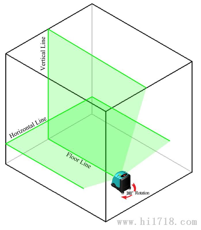 激光投线仪 绿光两线 激光水平仪 高亮度