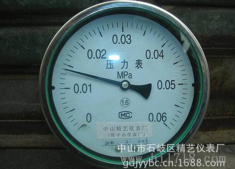 厂家供应/全不锈钢压力表/耐震压力表