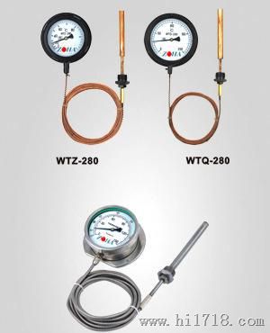 生产供应西安自动化仪表一厂     压力式温度计WTZ系列