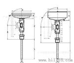 带热电偶(阻)双金属温度计